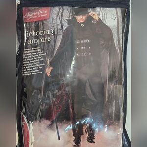 Victorian Vampire Costume No Hat Medium
